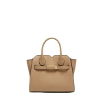Valextra Milano Crossbody Micro Bag in Cashmere Beige | Shoulder & Crossbody Bags | Luxury Shoes 