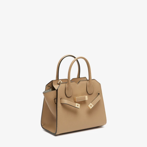 Valextra Milano Crossbody Micro Bag in Cashmere Beige | Shoulder & Crossbody Bags | Luxury Shoes 