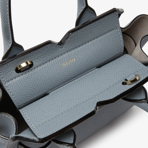 Valextra Milano Crossbody Micro Bag in Niagara Blue | Shoulder & Crossbody Bags | Luxury Shoes 