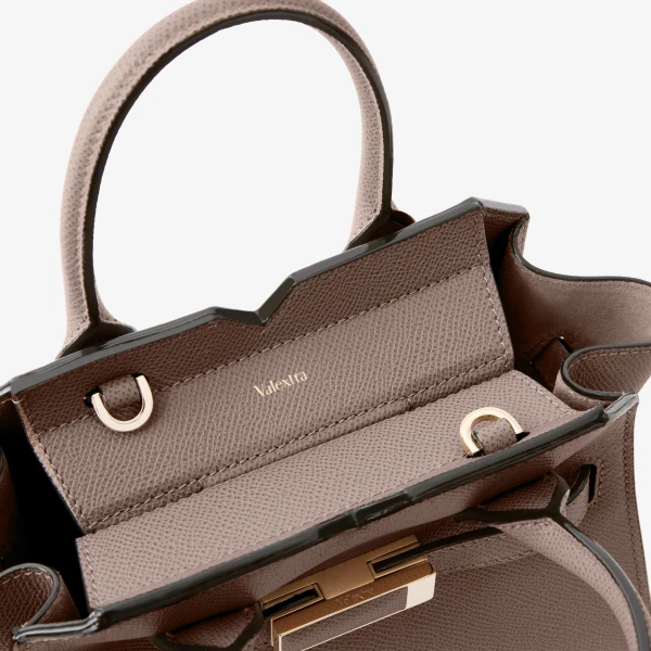 Valextra Milano Crossbody Micro Bag in Sahara Brown | Shoulder & Crossbody Bags | Luxury Shoes 