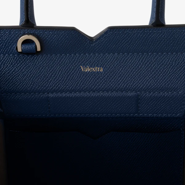 Valextra Milano Crossbody Micro Bag in Sapphire Blue | Shoulder & Crossbody Bags | Luxury Shoes 