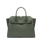 Valextra Milano Two Handles Medium Bag in Musk Green | Totes & Top-Handle Bags | Luxury Shoes 
