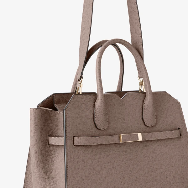 Valextra Milano Two Handles Medium Bag in Sahara Brown | Totes & Top-Handle Bags | Luxury Shoes 