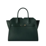 Valextra Milano Two Handles Medium Bag in Valextra Green | Totes & Top-Handle Bags | Luxury Shoes 
