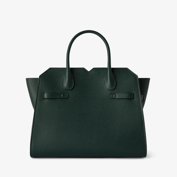 Valextra Milano Two Handles Medium Bag in Valextra Green | Totes & Top-Handle Bags | Luxury Shoes 