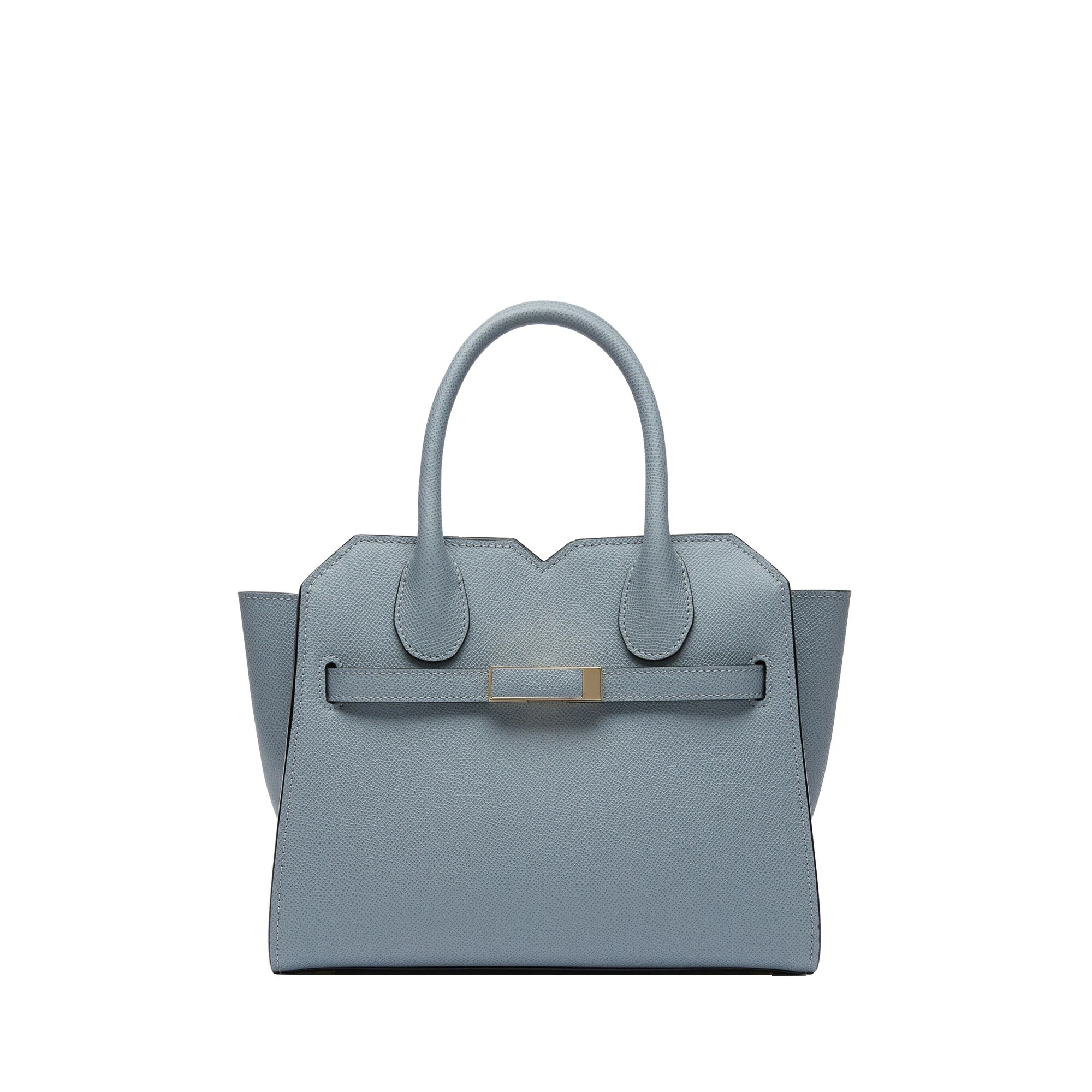 Valextra Milano Two Handles Mini Bag in Niagara Blue Valextra Milano Two Handles Mini Bag in Niagara Blue | Mini Bags | Luxury Shoes
