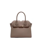 Valextra Milano Two Handles Mini Bag in Sahara Brown | Mini Bags | Luxury Shoes 