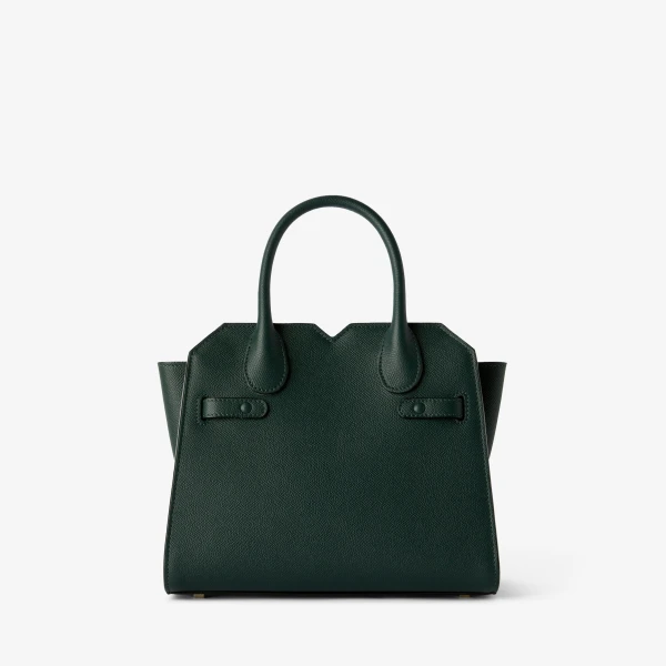 Valextra Milano Two Handles Mini Bag in Valextra Green | Mini Bags | Luxury Shoes 