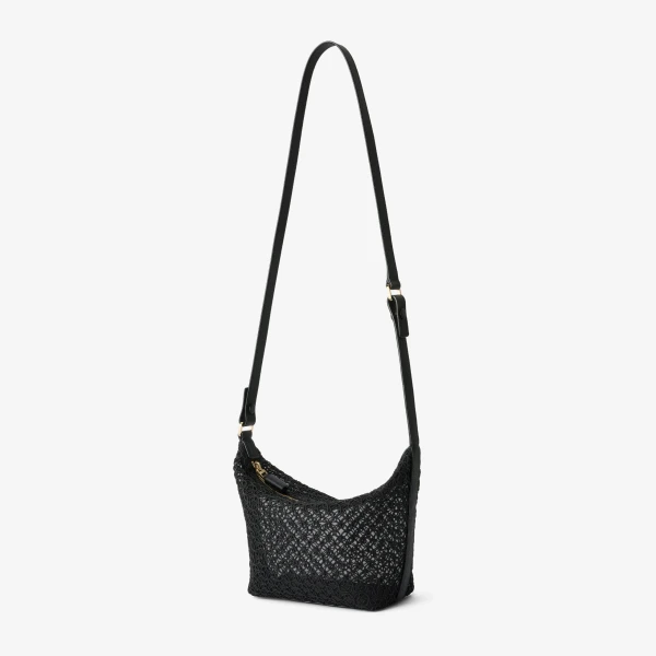 Valextra Mochi Merletto Top Handle Mini Bag in Black | Mini Bags | Luxury Shoes 