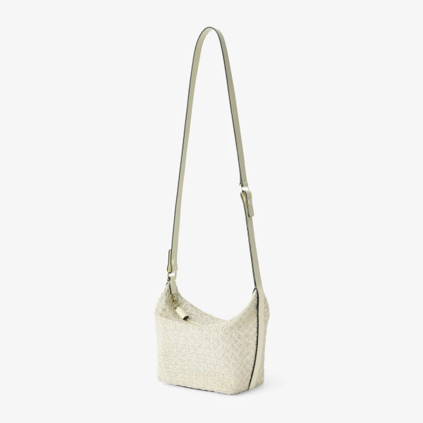 Valextra Mochi Merletto Top Handle Mini Bag in Pergamena White | Mini Bags | Luxury Shoes 