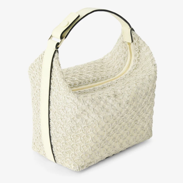 Valextra Mochi Merletto Top Handle Mini Bag in Pergamena White | Mini Bags | Luxury Shoes 