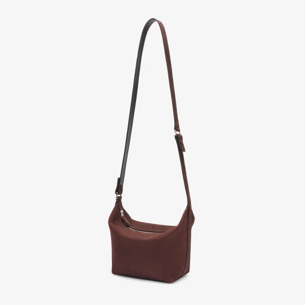 Valextra Mochi Senso Top Handle Mini Bag in Chocolate Brown | Mini Bags | Luxury Shoes 