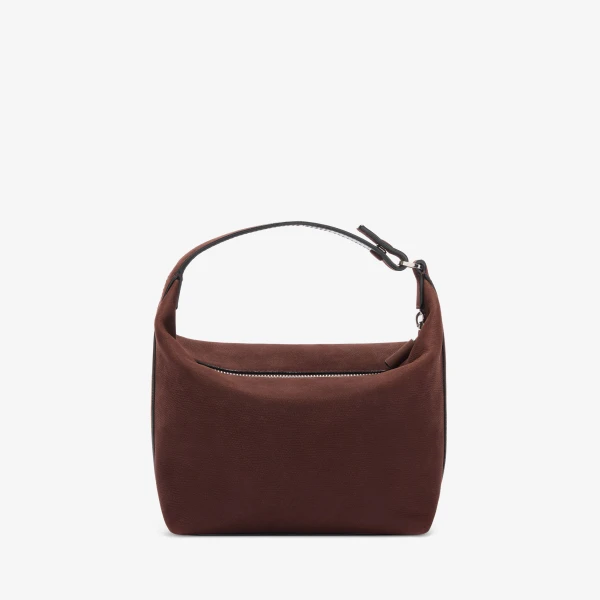 Valextra Mochi Senso Top Handle Mini Bag in Chocolate Brown | Mini Bags | Luxury Shoes 