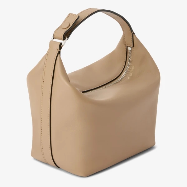 Valextra Mochi Sublime Top Handle Mini Bag in Cashmere Beige | Mini Bags | Luxury Shoes 
