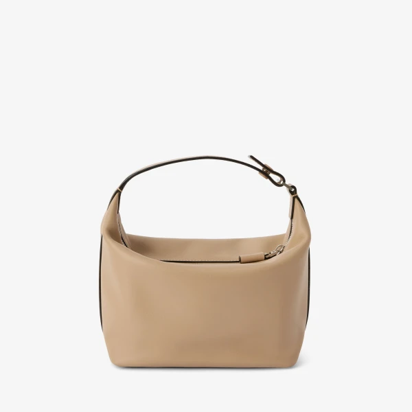 Valextra Mochi Sublime Top Handle Mini Bag in Cashmere Beige | Mini Bags | Luxury Shoes 