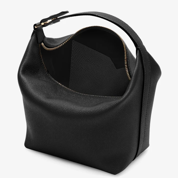 Valextra Mochi Top Handle Mini Bag in Black | Mini Bags | Luxury Shoes 