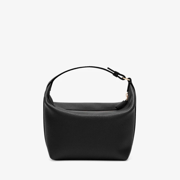 Valextra Mochi Top Handle Mini Bag in Black | Mini Bags | Luxury Shoes 