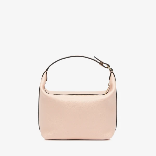 Valextra Mochi Top Handle Mini Bag in Bonne Mine Pink | Mini Bags | Luxury Shoes 