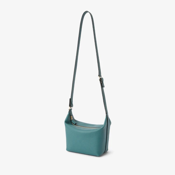 Valextra Mochi Top Handle Mini Bag in Bottle Green | Mini Bags | Luxury Shoes 