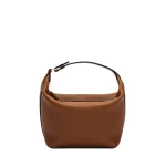 Valextra Mochi Top Handle Mini Bag in Chocolate Brown | Mini Bags | Luxury Shoes 