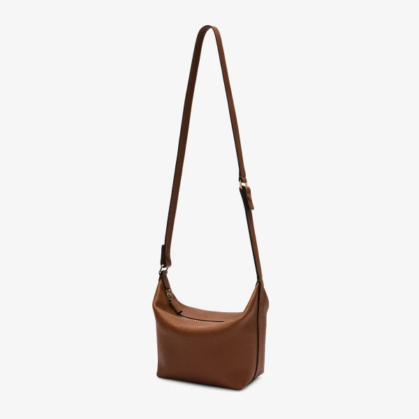 Valextra Mochi Top Handle Mini Bag in Chocolate Brown | Mini Bags | Luxury Shoes 