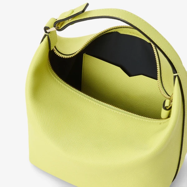 Valextra Mochi Top Handle Mini Bag in Citrine Yellow | Mini Bags | Luxury Shoes 