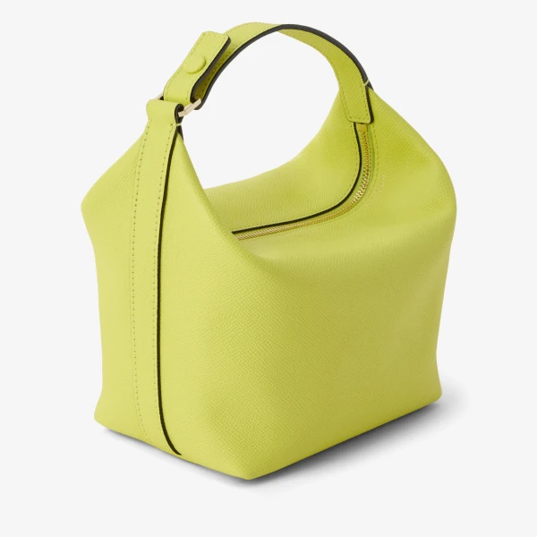 Valextra Mochi Top Handle Mini Bag in Citrine Yellow | Mini Bags | Luxury Shoes 