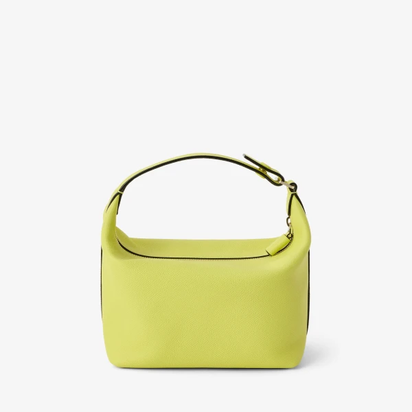 Valextra Mochi Top Handle Mini Bag in Citrine Yellow | Mini Bags | Luxury Shoes 
