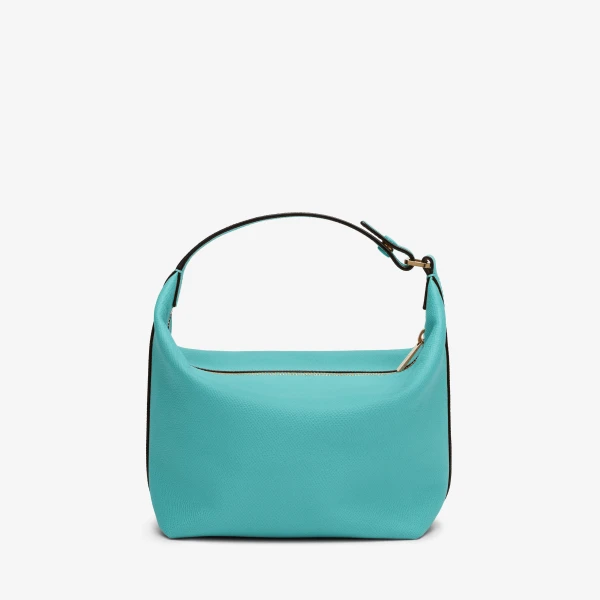 Valextra Mochi Top Handle Mini Bag in Ocean Blue | Mini Bags | Luxury Shoes 