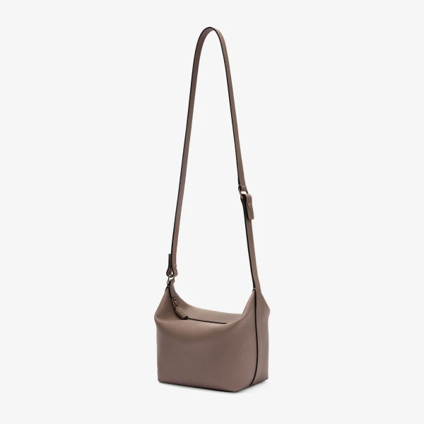Valextra Mochi Top Handle Mini Bag in Sahara Brown | Mini Bags | Luxury Shoes 