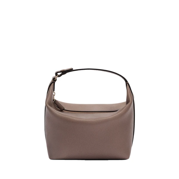 Valextra Mochi Top Handle Mini Bag in Sahara Brown | Mini Bags | Luxury Shoes 