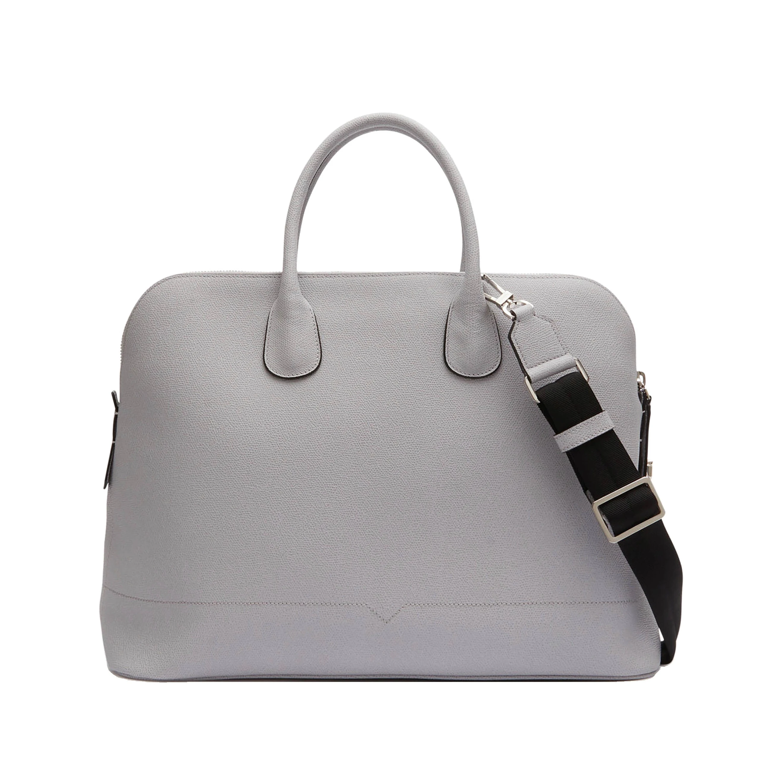 Valextra MyLogo Bowling Bag in Stone Grey Valextra MyLogo Bowling Bag in Stone Grey | Men Bags | Luxury Shoes