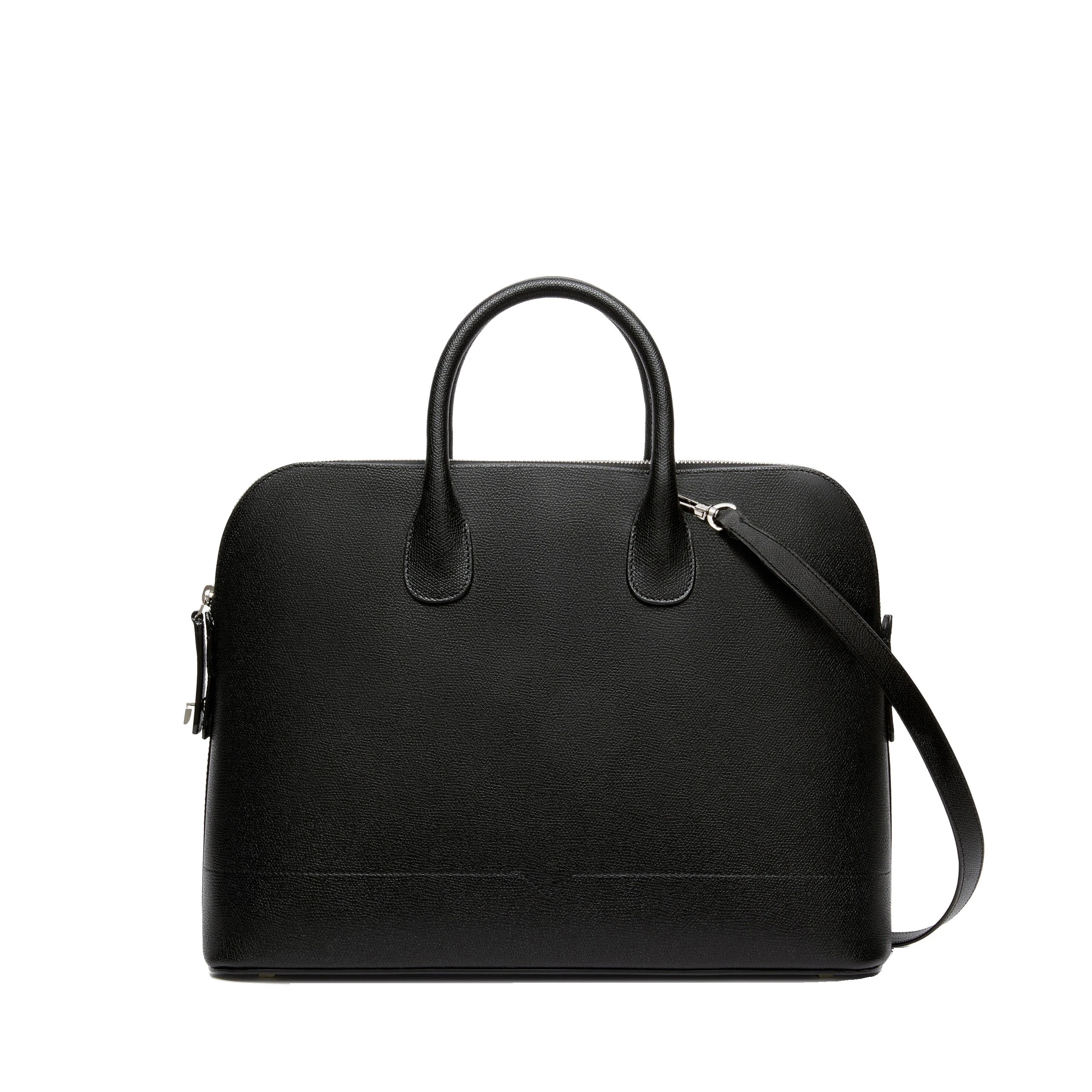 Valextra MyLogo Bowling Medium Bag in Black Valextra MyLogo Bowling Medium Bag in Black | Totes & Top-Handle Bags | Luxury Shoes