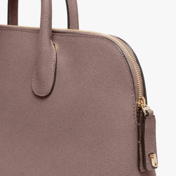 Valextra MyLogo Bowling Medium Bag in Sahara Brown | Totes & Top-Handle Bags | Luxury Shoes 
