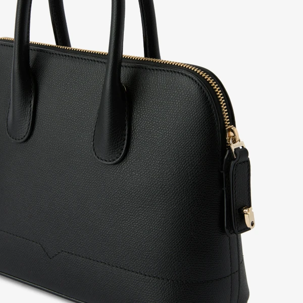 Valextra MyLogo Bowling Mini Bag in Black | Mini Bags | Luxury Shoes 