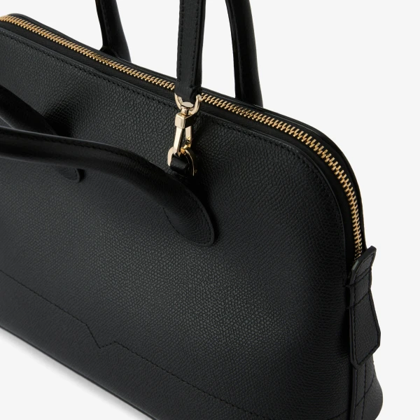 Valextra MyLogo Bowling Mini Bag in Black | Mini Bags | Luxury Shoes 