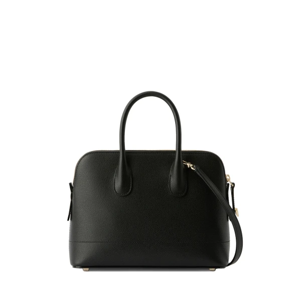 Valextra MyLogo Bowling Mini Bag in Black | Mini Bags | Luxury Shoes 