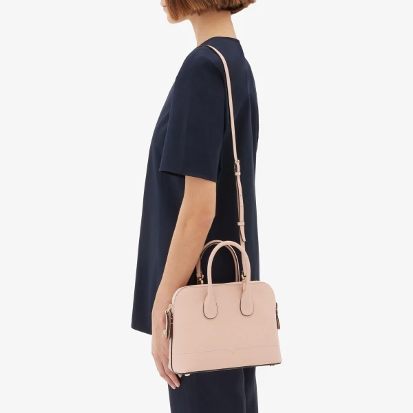 Valextra MyLogo Bowling Mini Bag in Bonne Mine Pink | Mini Bags | Luxury Shoes 