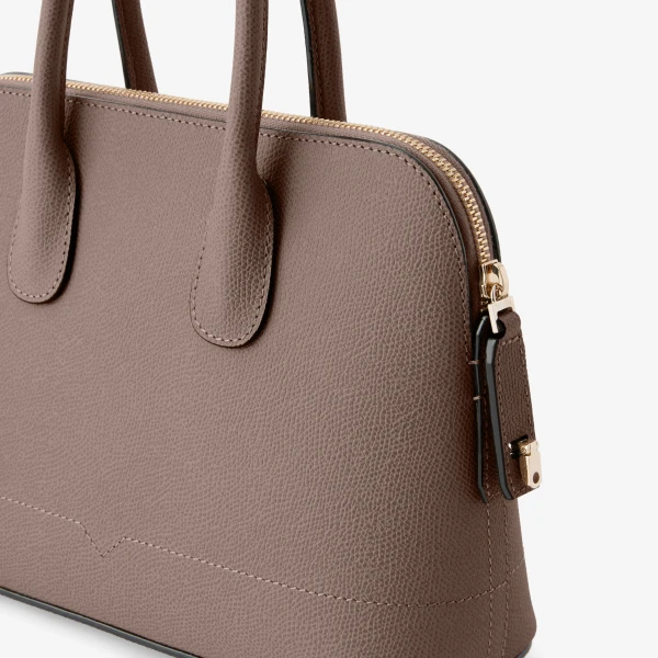 Valextra MyLogo Bowling Mini Bag in Sahara Brown | Mini Bags | Luxury Shoes 
