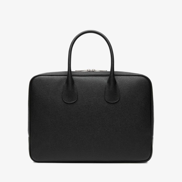 Valextra MyLogo Laptop Bag in Black | Men Bags | Luxury Shoes 