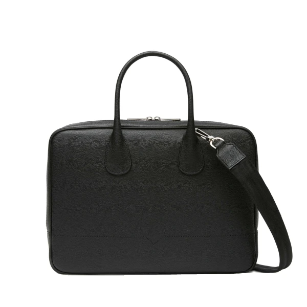 Valextra MyLogo Laptop Bag in Black | Men Bags | Luxury Shoes 