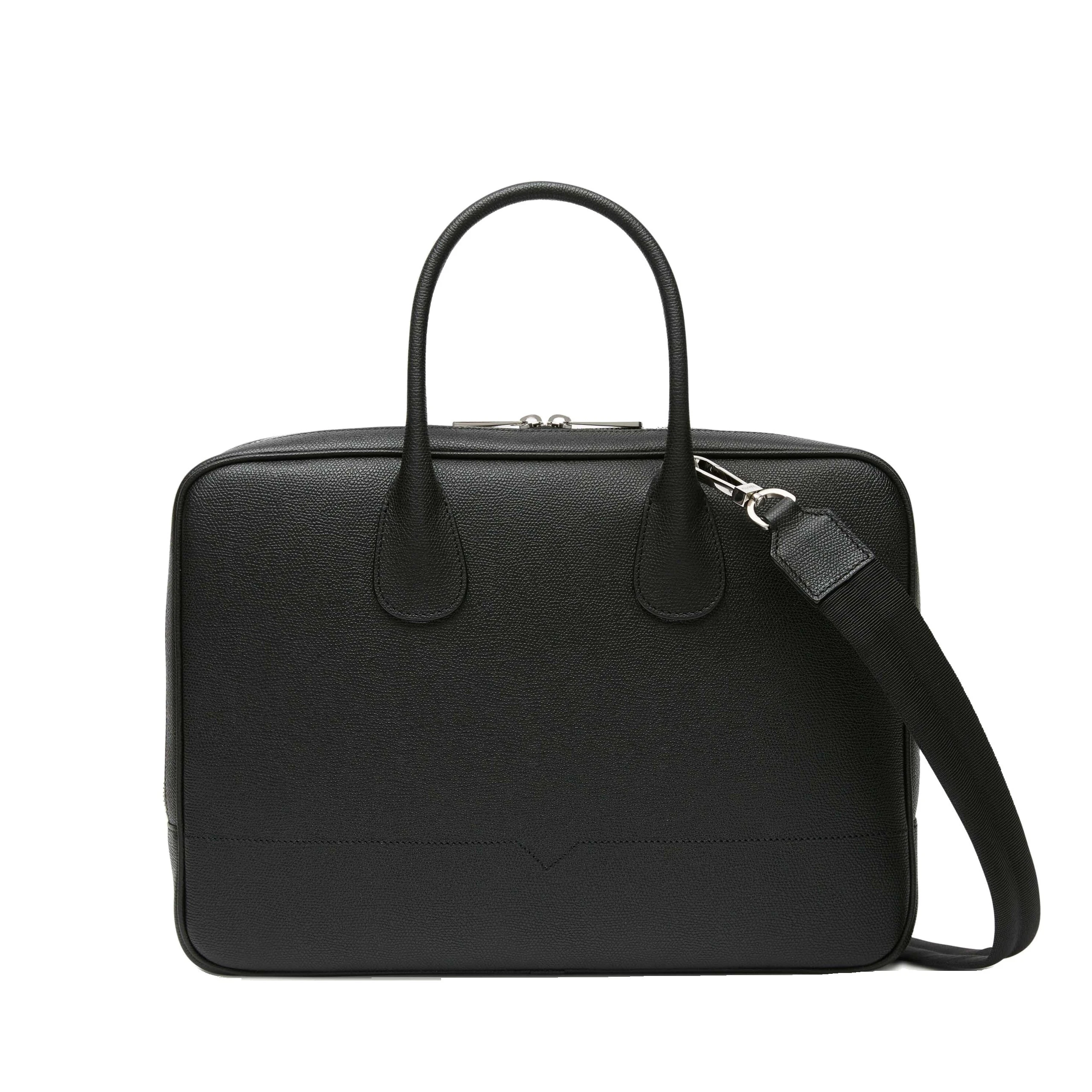 Valextra MyLogo Laptop Bag in Black Valextra MyLogo Laptop Bag in Black | Men Bags | Luxury Shoes