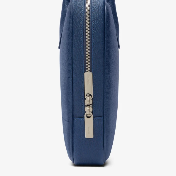 Valextra MyLogo Laptop Bag in Sapphire Blue | Men Bags | Luxury Shoes 