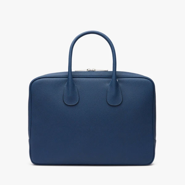 Valextra MyLogo Laptop Bag in Sapphire Blue | Men Bags | Luxury Shoes 