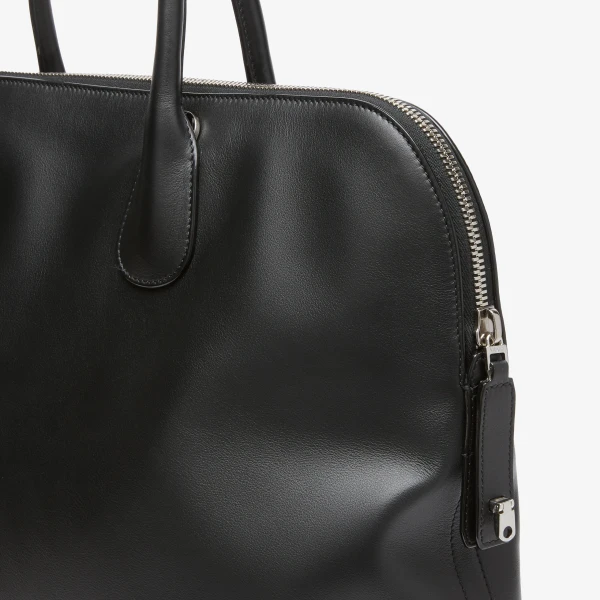 Valextra MyLogo Sublime Bowling Bag in Black | Totes & Top-Handle Bags | Luxury Shoes 
