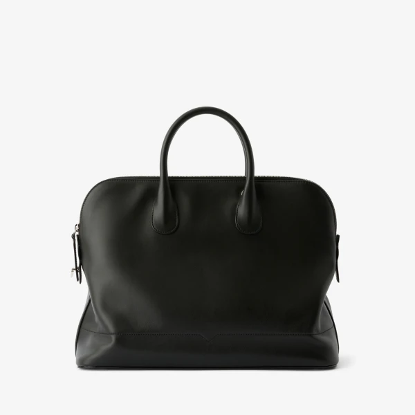 Valextra MyLogo Sublime Bowling Medium Bag in Black | Totes & Top-Handle Bags | Luxury Shoes 