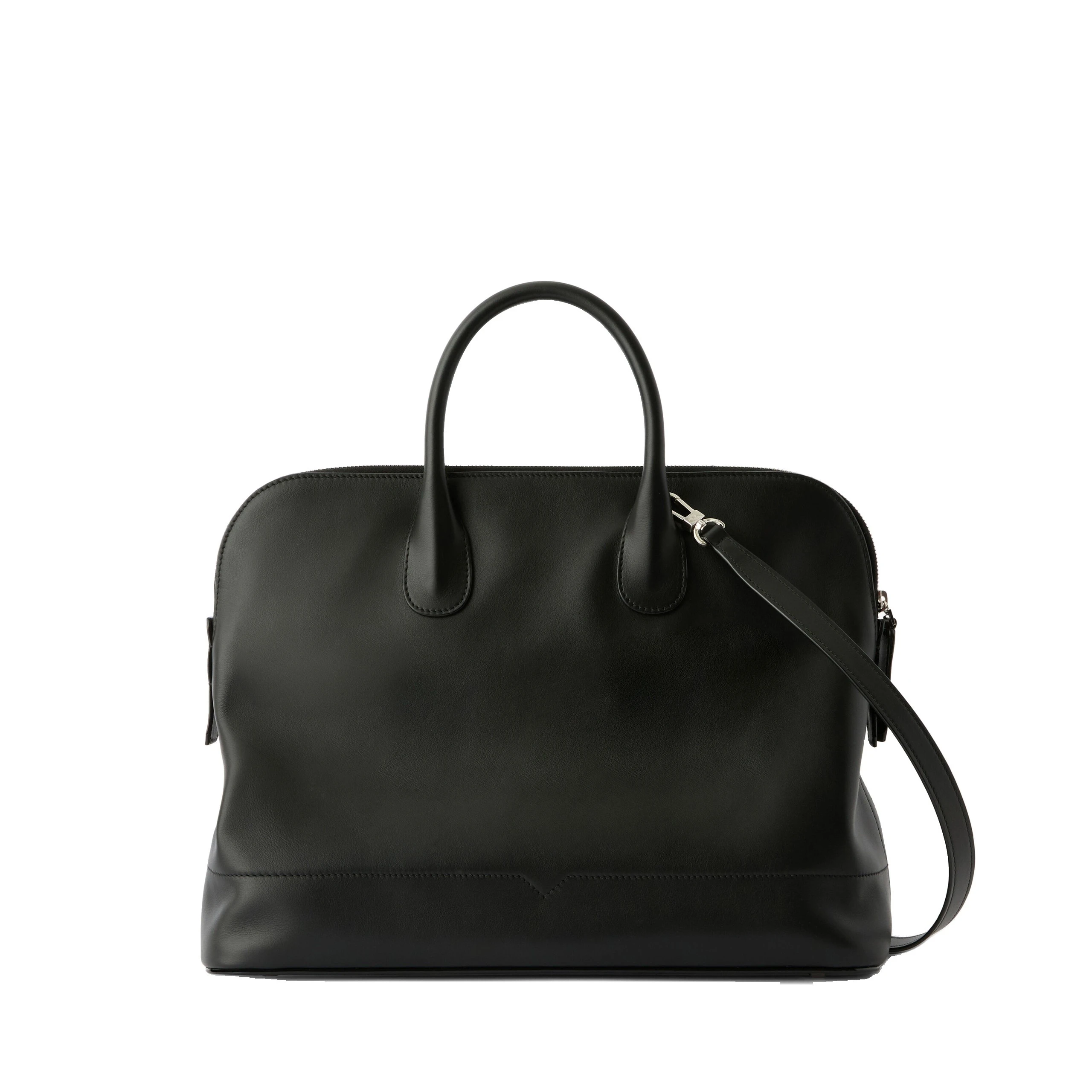 Valextra MyLogo Sublime Bowling Medium Bag in Black Valextra MyLogo Sublime Bowling Medium Bag in Black | Totes & Top-Handle Bags | Luxury Shoes