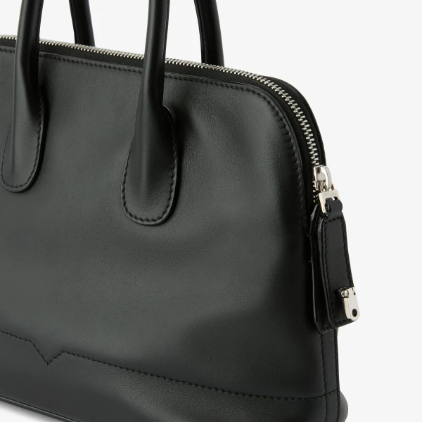 Valextra MyLogo Sublime Bowling Mini Bag in Black | Mini Bags | Luxury Shoes 