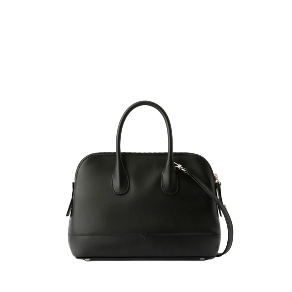 Valextra MyLogo Sublime Bowling Mini Bag in Black | Mini Bags | Luxury Shoes 