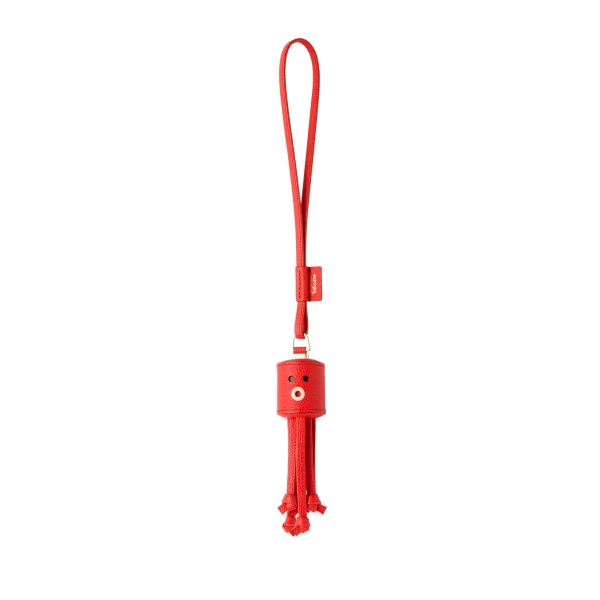 Valextra Octopus Charm in Red Mix | Bag charms | Luxury Shoes 